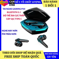 Tai nghe bluetooth không dây gaming P30 chơi game không độ trễ pin trâu chống nước âm thanh vòm 9D c