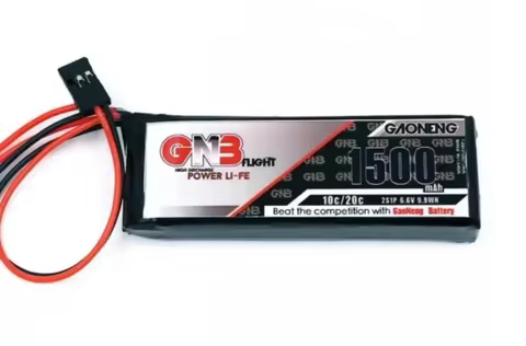 GNB 1500mAh 10C/20C 2S1P 6.6V 9.9WH Battery