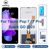 Original LCD For Infinix Tecno Pop 7 Pro Spark GO 2023 BF6 BF7n Display Touch Screen Digitizer Assem
