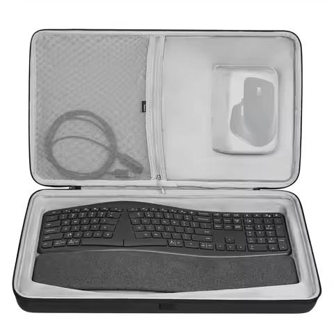 Geekria Keyboard Case Compatible with Logitech Ergo K860 Wireless Ergonomic Keyboard and MX Master 3