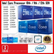 Intel Core PENTIUM/10th/12th GEN PROCESSOR G7400/12100/12100F/12400/12400F/ CPU
