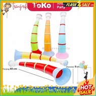 Independence Discount Horn Trumpet New Year Trumpet/ Cheap Plastic Inflatable Trumpet/ Curved Horn T
