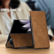 Oppo Find N5 Case with S Pen Holder & Include PenLuxury Nappa Leather Surface Cover for Oppo Find N5
