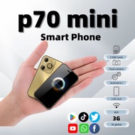 Telefon Pintar Mini Android Google Pocket untuk Pelajar, Telefon Sandaran WiFi Teknologi Hitam Terla