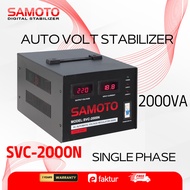 PROMO- STABILIZER SAMOTO SVC-2000N SINGLE PHASE 2000VA