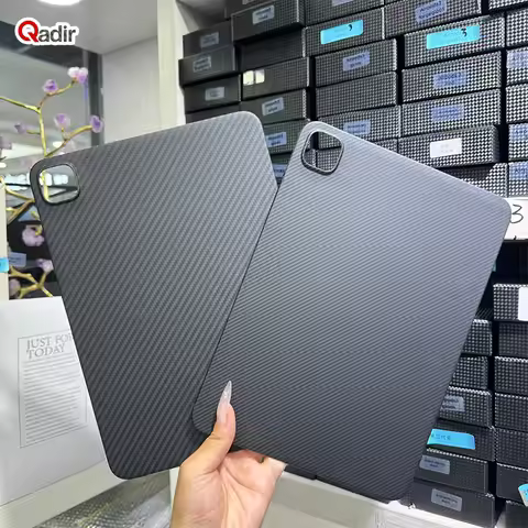 QADIR Carbon Fiber Aramid Fiber Case for Apple iPad Pro Case 11 Inch Carbon Fiber Back Cover for 202