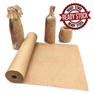20 cm x 50 meter Honeycomb Brown Packing Paper Wrap Long Honeycomb Wrapper Kraft Paper Box Eco Friendly Wrap