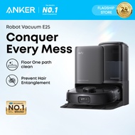 eufy by Anker E25 Robot Vacuum Cleaner Self-Cleaning while Mopping Always Clean Roller Mop 20,000Pa 