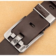 JEEP MEN'S BELT LUXURY LAYER LEATHER JEEP ZERO FASHION MEN'S BELT