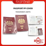 Passport Transparent Cover Card Slot Waterproof Holder Travel ID Pocket Case Clear Matte Protector P
