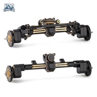 HooCrawler RC Crawler All Brass SCX24 Portal Axle with Heavy Brass Weights for 1/24 RC Crawler Axial