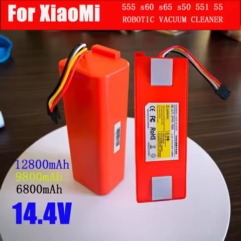 @ 14.4V 12800mAh rechargeable battery USE2h, for XIAOMI 1S 1ST Roborock SDJQR01RR S50 S51 T4 T6 vacu