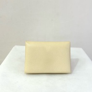 Hermes白色EP皮黃內 CALVI DUO