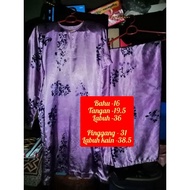 Baju Kurung Satin Licin Preloved Terpakai Bundle