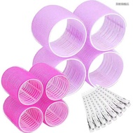 Hair Curler No Heating Large Hair Curler Hair Curler Set Bangs Roll Self-Adhesive Hair Curler