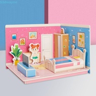 DWAYNE 3D Room Cardboard, Cardboard Model Toys 3D Room Model Puzzle Toys, 3D Stereo Puzzle Kitchen B