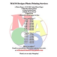 ♞Picture Printing Services 8R and A4 Size