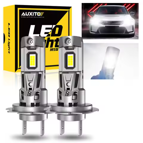 2Pcs LED Lamp H7 22000lm Car Bulbs For BMW F10 E46 E39 E60 E87 Audi A6 B8 VW jetta caddy Ford fiesta