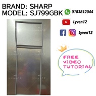 [SHARP-SJ799GBK] REFRIGERATOR DOOR GASKET/GETAH PINTU PETI SEJUK