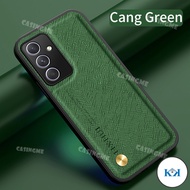 KK Samsung M14 5G 2023 Magnetic Cross Grain Leather Casing For Samsung Galaxy M14 SamsungM14 M 14 14