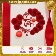 (Free Candle Glue) Decorative Material Set CNY, Decorative Fan Set CNY 2026, Decorative Set CNY Hot 