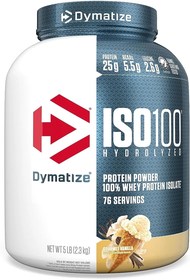 Dymatize ISO100 Hydrolyzed Protein Powder 100% Whey Isolate Protein 5 Lbs/71 Servings เวย์โปรตีนไอโซ