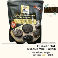5 BLACK MULTI GRAIN QUAKER OATMEAL HIGH FIBER 518g