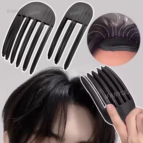 3/6Teeth Hair Roots Volumizing Hair Clips Women Curling Bangs Fixed Shape Hairpin Wind Sculpting Com