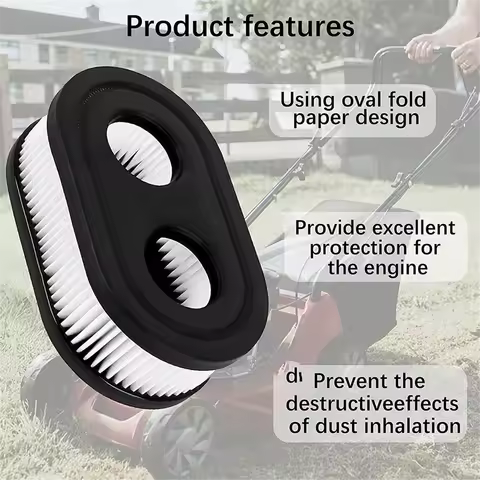 QA08I 8pcs 593260 Lawn Mower Air Filter 550ex 675exi 725exi Series,798452 Air Cleaner Filter TB110 T