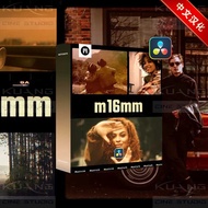 🎞️ Preset | DaVinci Vintage 16mm Film Grain, Dirt & Prism Effect – MotionVFX m16mm Chinese Version |