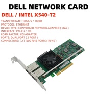 Intel/Dell X540-T2 Genuine CONVERGED DUAL PORT NETWORK ADAPTER 10GbE3DFV8 K7H46 9HPT3