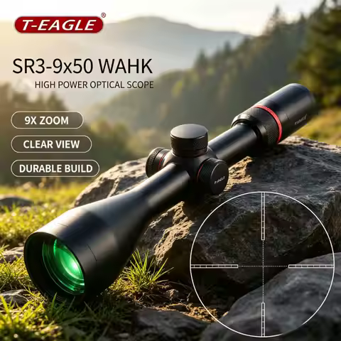 T-EAGLE Optics SR3-9x50WA HK Airsoft Sight Tactical Outdoor Sport Scope Hunting Spotting Collimator 