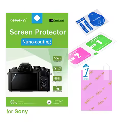Deerekin HD Nano-coating Screen Protector for Sony Cyber-shot DSC-WX300 DSC-WX350 WX300 WX350 Digita
