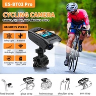 4K Action Camera Motorcycle Bike Helmet Camera HD Screen Dash Cam for Bicycle WiFi Multifunction Spo