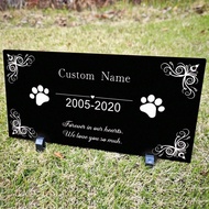 Personalized Name Dog Memorial Tombstone Eternal Love Pet Memorial Acrylic Plaque Personalized For D