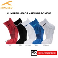 Hundred Hundred HBAS-1M005 QUARTER SOCK - Badminton Socks Original Hundred Sports Socks