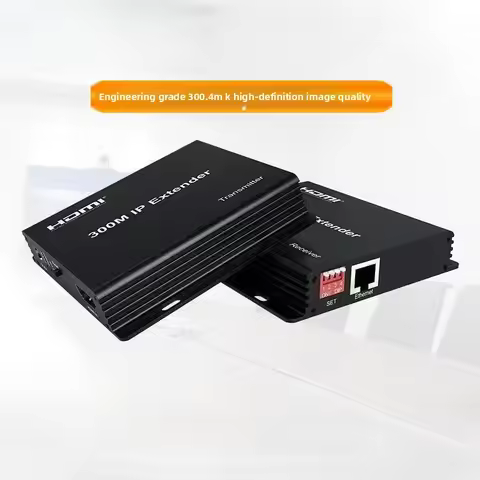 300M IP HD Extender over Rj45 cat5e/6 cable HD USB KVM Extender Transmitter Receiver Support one to 