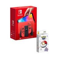 Nintendo Switch 主機 瑪利歐亮麗紅 (OLED版)+Pokemon GO Plus +