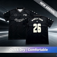 5SOS 5 Seconds Of Summer Soccer Jersey Short Sleeve Summer V-neck Men Football Tees Casual Fashion D
