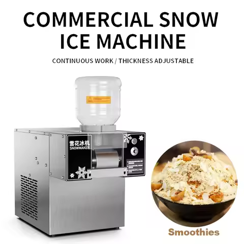 3L Snow Ice Maker Shaver Europe Snowflake Electric Ice Cube Cream Crushers Machine Korea Bingsu Slus
