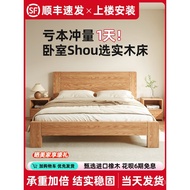 All Single Wooden Bed 1 Meter 1 Meter 5 Bed Frame 1 Meter Bed Master 8 Solid Wood Color Rental Room 