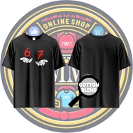 6 7 Meme Cotton Blend T-shirt
