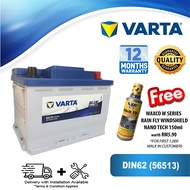 VARTA/VOLTEX DIN62 56513/56219 for Peugeot 206, 305, 308, 405, 407, 505, 508, Volkswagen Polo, Golf,