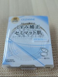 CEZANNE 透亮美肌防曬抗UV蜜粉餅 02 UV Clear Face Powder 10g
