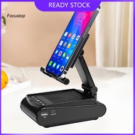 FOCUS Mobile Phone Holder with Bluetooth-compatible Speaker Wireless Charging Phone Holder with Speaker Wireless Bluetooth Speaker Phone Holder Stand for Mobiles for Southeast