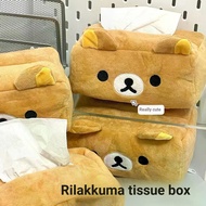 Cute Cartoon Easy Plush Tissue Tissue Box Huhu Large Capacity Car Home Storage Bag