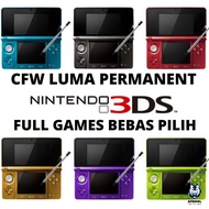 NINTENDO 3DS REGULAR CFW LUMA PERMANENT MEMORY 32GB 64GB 128GB FULL GAME NINTENDO OLD 3DS CFW LUMA +