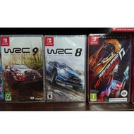 【全新現貨】NS Switch遊戲 WRC8 世界越野冠軍賽8 世界拉力錦標賽9 WRC9 中文版