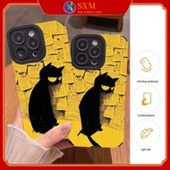 IPhone 17 Pro Max Wallpaper Black Cat Shockproof Phone Case Suitable For IPhone 17/16/15/14/13/12