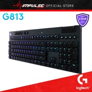 Logitech G813 LIGHTSYNC RGB Mechanical Gaming Keyboard with Low Profile GL Key Switches